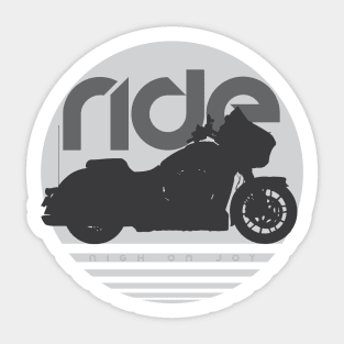 Ride challenger sun Sticker